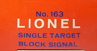 No. 163 Orange Display Box End