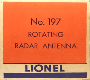 Lionel Trains No. 195 Box End Lionel Trains No. 195 Box End