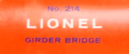 No. 214 Box End