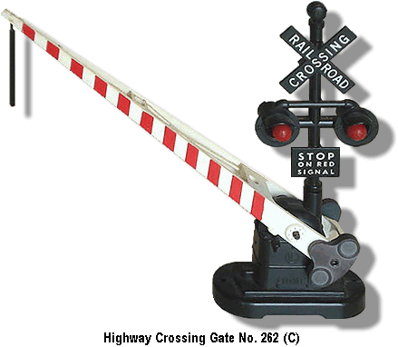 Lionel Trains Highway Crossing Gate No. 262