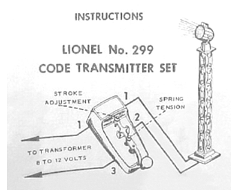 No. 299 Instruction Sheet