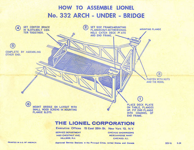 Instruction Sheet numbered 322-16 in error