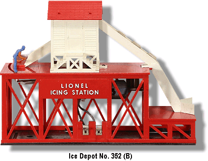 Lionel Trains Ice Depot No. 352 B Variation