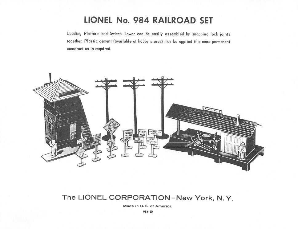 No. 984 Instruction Sheet