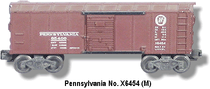 Pennsylvania Box Car No. X6454 Variation M