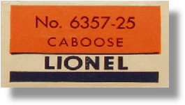 No. 6357-25 Variation E Box End