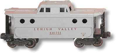 The Lionel Lehigh Valley Porthole Caboose No. 6417-50