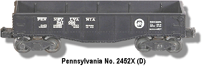 Lionel Trains 2452 Series Gondola Cars