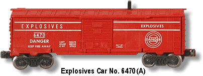 The Explosives Exploding Box Car No. 6470