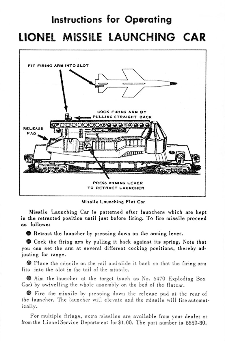 No. 6650-92 Instruction Sheet Front Page