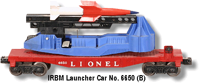 The Lionel Trains IRBM Launching Car No. 6650