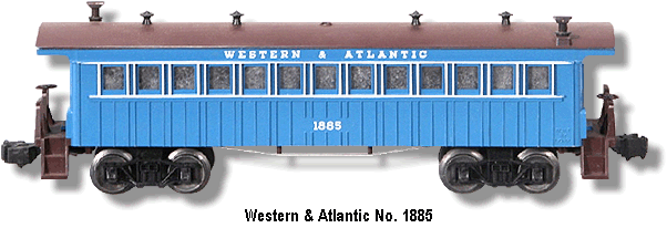 The Western and Atlantic Coach Car No. 1885