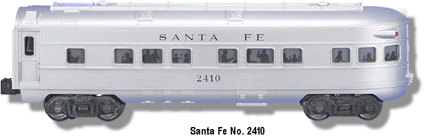 Santa Fe Observation Car No. 2410