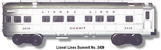 The Lionel 2436 Mooseheart Observation Car