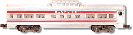 The Lionel No. 2562 Regal Pass Vista Dome Car