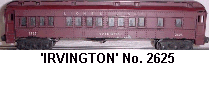 The Lionel No. 2625 Irvington Passenger Car