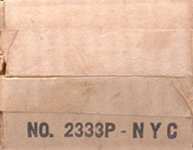 No. 2333 NYC Power Unit Box End