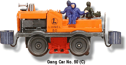 The Lionel Gang Car No. 50