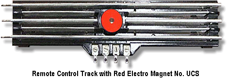 Lionel Trains Remote Control Red Magnetic Section