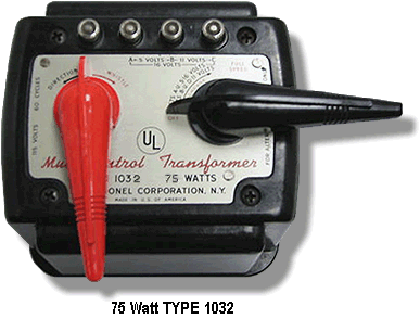Lionel Type 1033 Transformer Hook Up