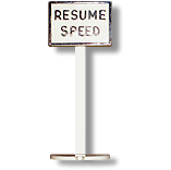 Marx Resume Speed Sign