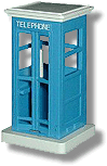 Blue Telephone Booth