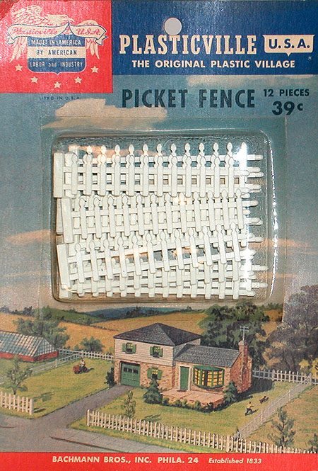 No. 1101 Small Picket Fence in Blister Pack