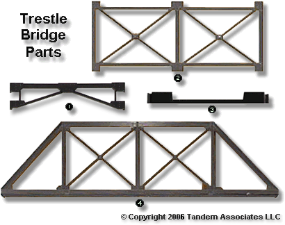 Trestle Bridge Parts