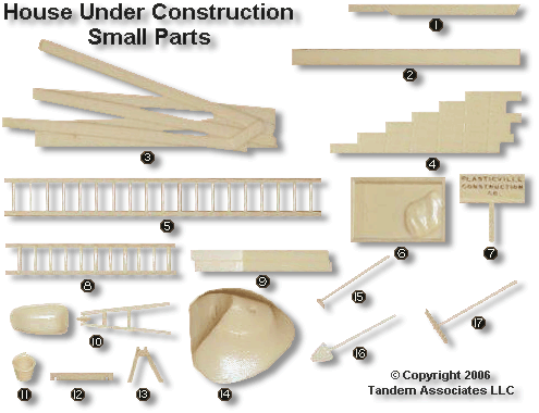 House Under Construction Small Parts