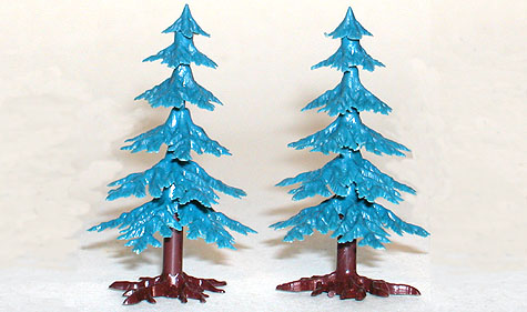 Blue Pine Trees