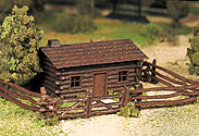 45892 Log Cabin with Rustic Fence Current Issue