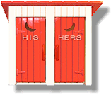 White Outhouse