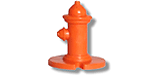 Orange Fire Hydrant