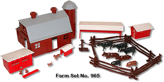 Lionel Plasticville Farm Set No. 965