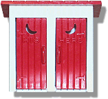 White Outhouse