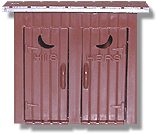 Brown Outhouse