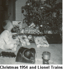 Christmas with Lionel in 1954