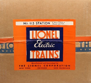 Lionel City Station No. 115 Box
