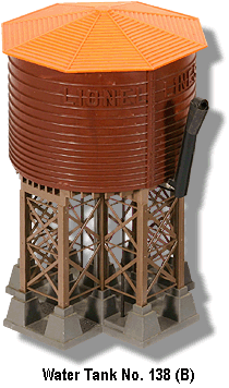 Lionel Trains Water Tank No. 138 B Variation