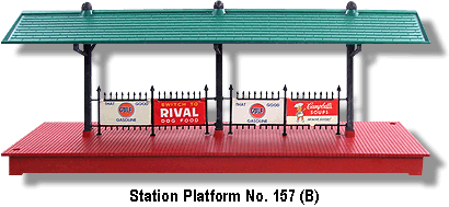 Lionel Trains Station Platform No. 157 B Variation