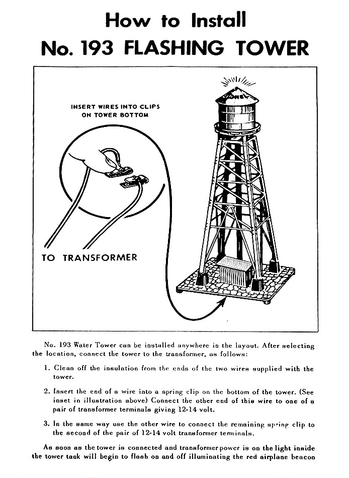No. 193-24 Instruction Sheet