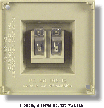 Bottom View of No. 195 Note the two wire binding clips