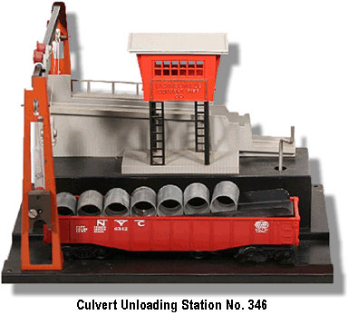 Lionel Trains Culvert Unloading Station No. 346