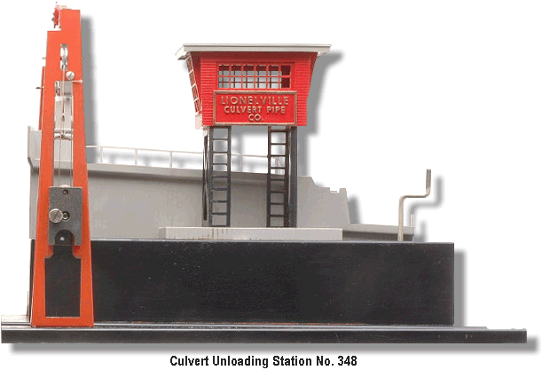 Lionel Trains Culvert Unloading Station No. 348