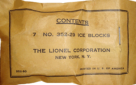 Details about   LIONEL ICE CUBE FOR 352 STATION 5EA W/ BUBBLE 352-29 MADE LIKE ORIGINAL 1955-NOW 