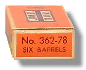 LIONEL 0209 SIX SMALL BARRELS IN THE ORIGINAL BOX R 