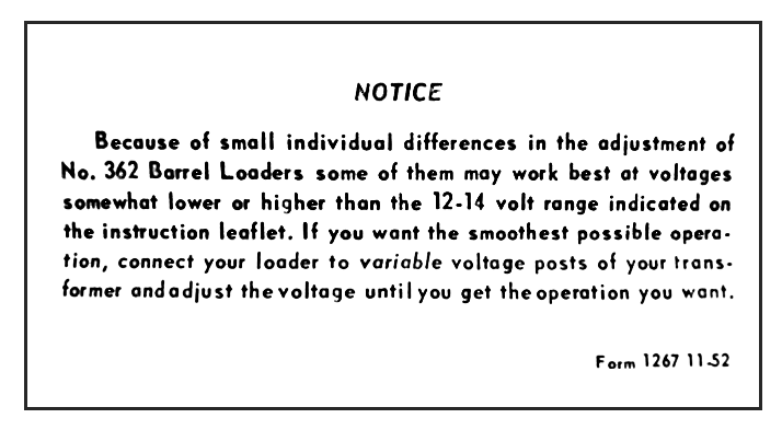 No. 1257 Instruction Form