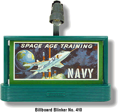 Lionel Trains Billboard Blinker No. 410