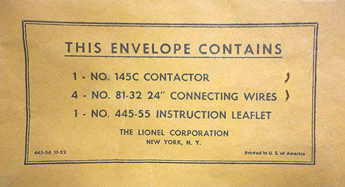 Parts Envelope No. 445-56