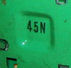 No. 45N Bottom Stamp Type 1